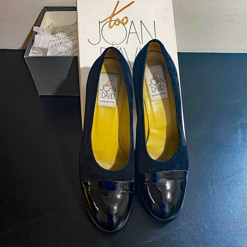 Joan and David Too - Antwerp Pony Black Shoes - Sz 10 med